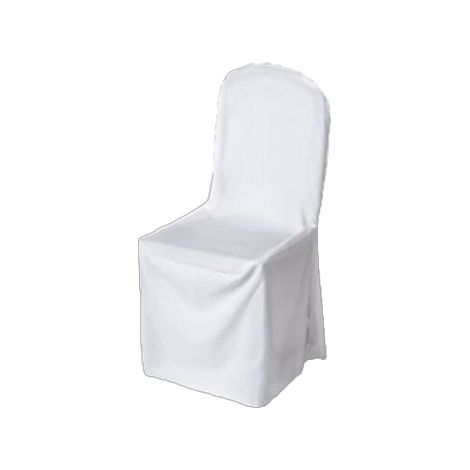 Coprisedia per sedia, BIANCO, Tessuto