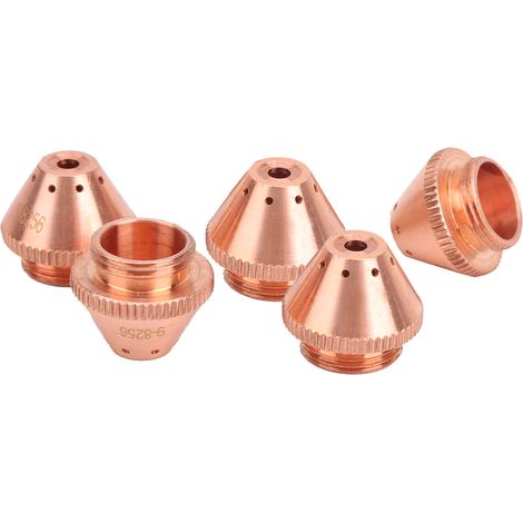 Jeu de 5 Buses de Coupe Plasma Torche, Capuchon en Cuivre, Accessoires de Soudure Industrielle Compatible 9-8256 (1/5)