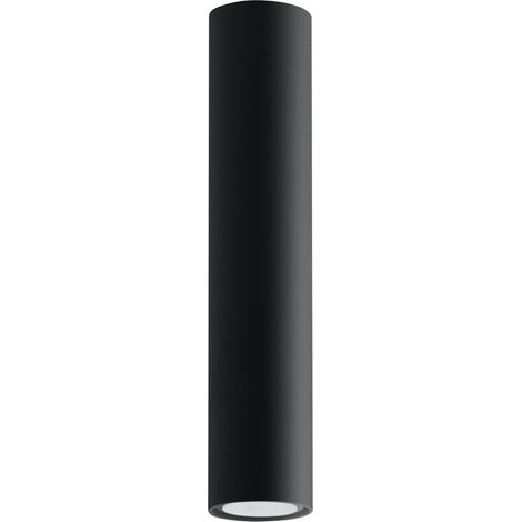 Lámpara de techo Bellix 1 GU10 negra Lumilo 04.239.36 (1/5)