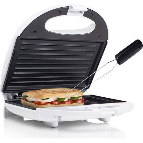 Sandwichmaker & Gabel für 2 Sandwiches 22x13cm, 750Watt (1/5)