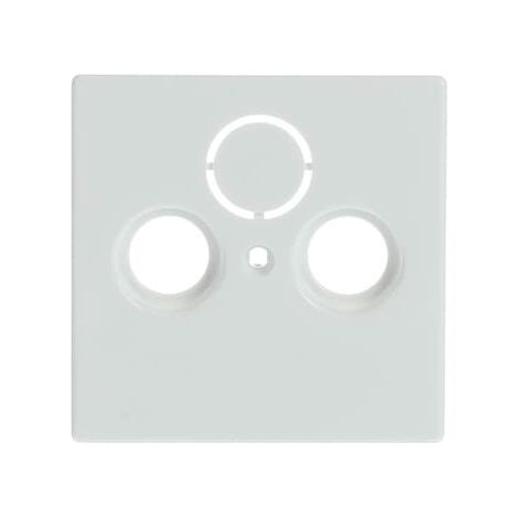 Futur Linear / Enjoliveur pour prise TV SAT Blanc 2CKA001724A4332 ABB BJE73985 (1/3)