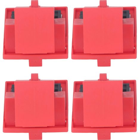 Ensemble de 4 dispositifs de verrouillage de disjoncteur à pince pour disjoncteur unipolaire 480/600 V (1/5)