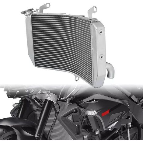 Radiatore d'acqua per Yamaha MT-10 / SP 16-25 Colore argento