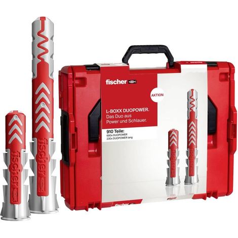 fischer 558627 DUOPOWER tacos universales 910 piezas