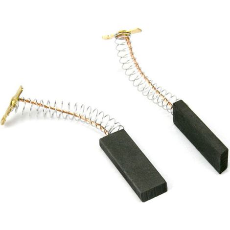 2x Balai en charbon, charbon moteur 512.536mm pour outils électriques par ex. Hitachi, Makita, Milwaukee, Panasonic, Ryobi, Stihl
