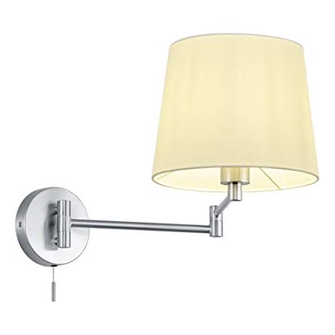 Lampada Tavolo Scrivania 4,5W Acciaio Paralume Bianco Regolabile Lyon GD Trio (1/4)