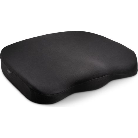 Kensington K55805WW Cuscino per Sedile Ergonomico in Memory Foam, Nero, Sostegno della Schiena, Miglioramento Posturale, Alleviamento della Sciatalgia, Supporto Antiscivolo (1/4)