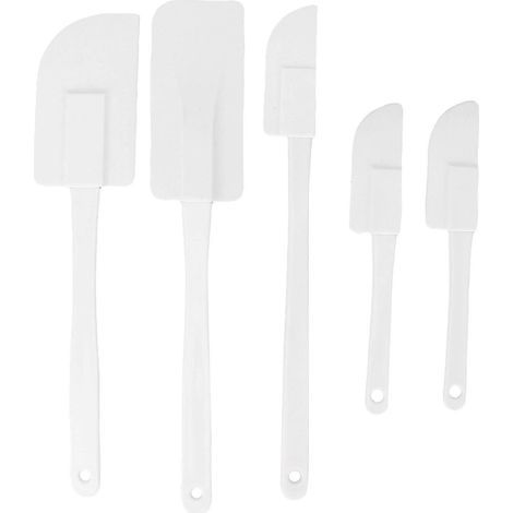 Set mit 5 wiederverwendbaren Silikon-Wachsspateln, multifunktionalen Applikatoren und Wachsstäbchen für den Heim- oder Salongebrauch. (1/5)