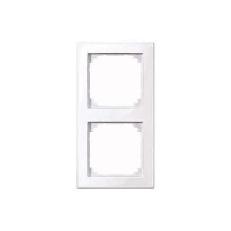 MERTEN 478225 PLAQUES DE FINITION M-SMART, 2 POSTES, ANTIMICROBIEN BRILLANT