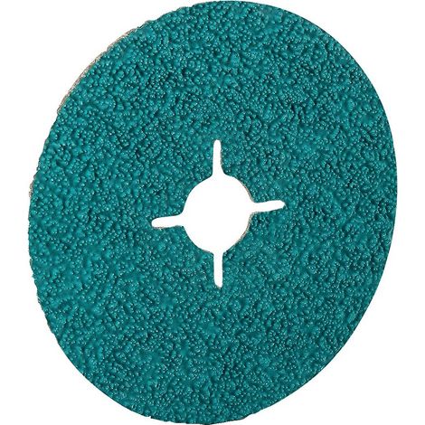 Abrasifs en disques fibre céramique Actirox inox AF890 diamètre 125 mm alésage 22 mm grain 36 en boîte de 50 - VSM