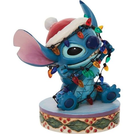 Disney stitch Figur mit Weihnachtsbeleuchtung Sammlung Traditionen