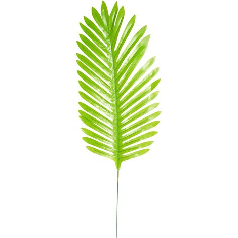 Künstliches grünes dekoratives Palmenblatt, 51 cm
