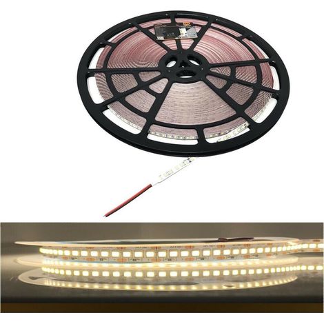 Striscia Led Smd 2835 Strip Adesiva 50 Mt 24v Bobina Luce Naturale 4000k (1/3)
