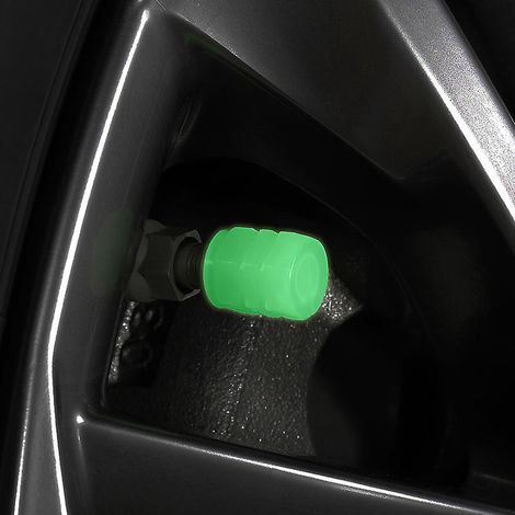 36 Pices Bouchons De Valve Fluorescents Pour Voiture,bouchons De Valve Fluorescents Universels Pour Voiture, Plastique Abs Pour Voiture, Vlo, Moto (1/5)
