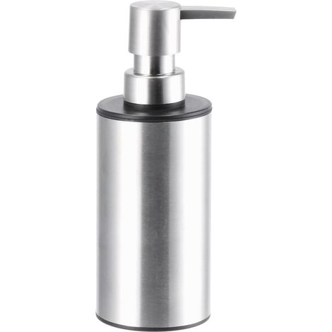 Dispenser Portasapone in Acciaio e Plastica 17 x 7 cm
