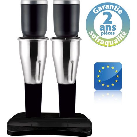 Shaker Électrique Professionnel - 2 Bols Inox - 2L - Sofraca