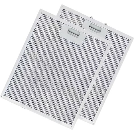 2 Pièces Grille Hotte Aspirante 320 x 260 x 9 mm, Filtres à Graisse en Métal Dispose de 5 Couches de Filtrage, Cooker Hood Metal Grease Filter en Alliage D'aluminium, pour Hottes de Cuisine (1/5)