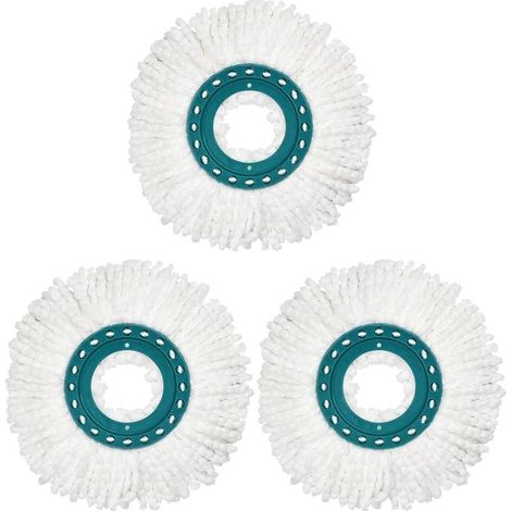 Convient pour la tête de balai rotative Liffy Twist Liffy, le tampon de tête de balai et les accessoires en microfibre (3 pièces) (1/5)
