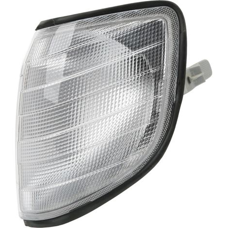 Luce di svolta laterale Aramox, angolo di svolta anteriore ABS Indicatore di direzione laterale ad alta luminosità Lampada di ricambio per S320 S420 S500 S600 300SD 300SE (sinistra 1408260543).