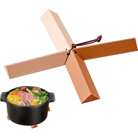 Tapis de cuisine pour pots chauds  Tapis thermique pliable - Tapis isolant suspendu pour bols  pour table à manger de cuisine dortoir ustensiles de cuisine casserole tasses bouilloires plats chauds