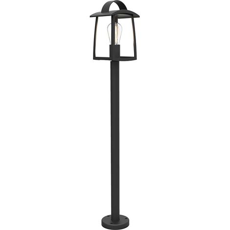 Lampione da giardino Kelsey nero Lutec E27 IP44 40W (1/2)