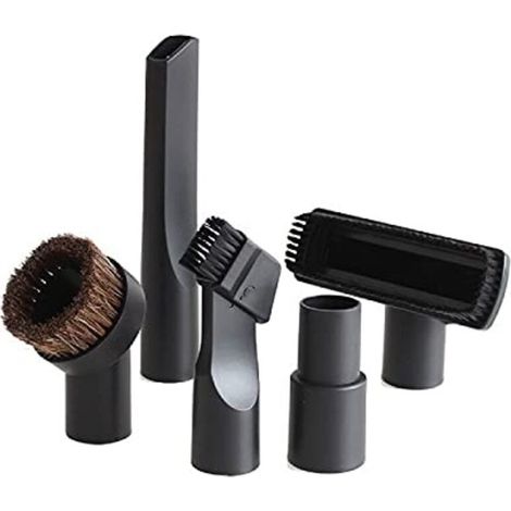 Staubsaugerzubehör für 32-mm-Staubsauger, Bürstenset, Fugendüse mit Schlauchadapter (35 mm auf 32 mm), 5-teilig