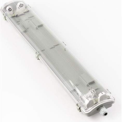 Hermetische Garagenlampe für LED-Röhren 2x120cm Ecolight EC79585 (1/5)