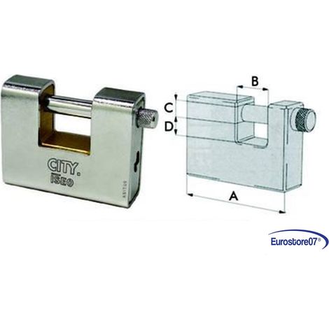 Lucchetto City Basic Corazzato Mm 90 367 ISEO (1/3)
