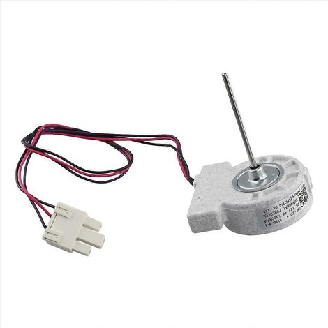 Ventilateur moteur pour réfrigérateur, pièce de rechange compatible, circulation d'air efficace, faible bruit, moteur de refroidissement durable, remplacement facile, usage universel. (1/5)