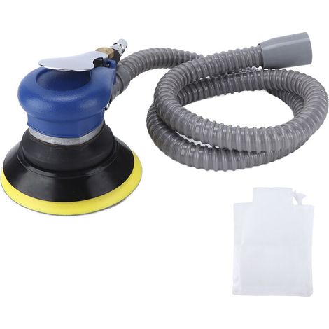 Jeffergarden Ponceuse et polisseuse pneumatique de 5 pouces 10 000 tr/min avec fonction de dépoussiérage, adaptée à l'entretien de la peinture automobile (1/5)