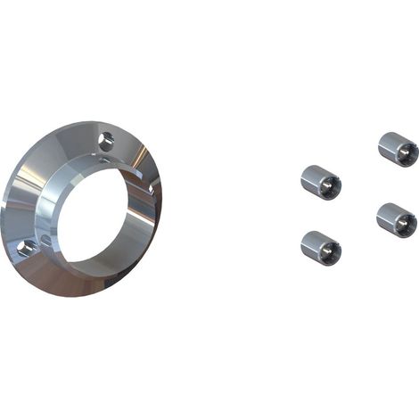 Lot Départ Muraux Fixes pour Garde Corps modèle GUISE - Finition ALU (1/2)