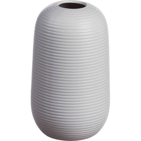 VASO IN CERAMICA BLANQUE D.13.5XH23.5CM