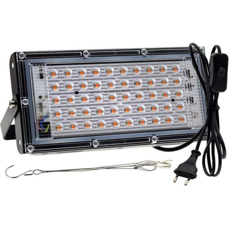 Lampe Horticole - 100 W 50 W - Spectre Complet LED UV IR - Pour Culture Intérieure Serre Hydroponie - 1 Pièce (1/4)