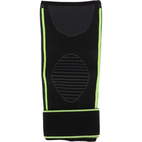 Genouillère de compression ajustable et respirante avec sangle pour basketball, cyclisme et sports, absorbant les chocs. (1/5)