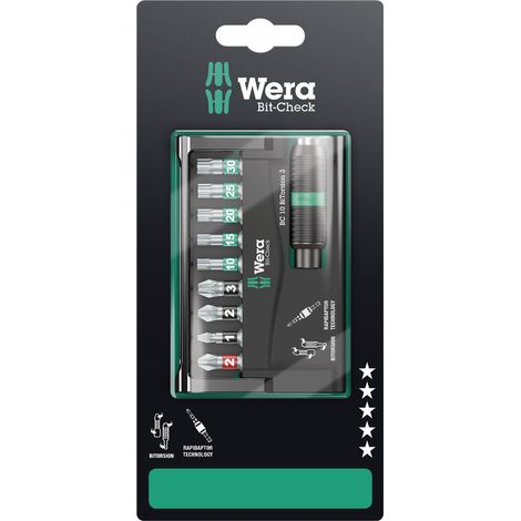 Wera, Bit-Check 10 BiTorsion 3 SB, 10 pezzi (1/5)