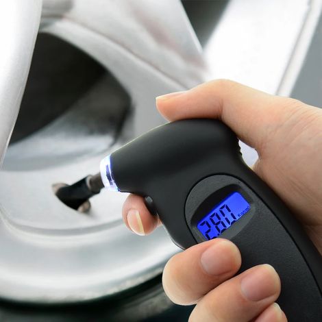 Manomètre numérique de pression des pneus, 150 PSI (4 paires) (1/5)
