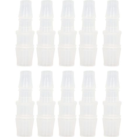 10 adaptateurs réducteurs de tuyau en PP rouge pour pompe à air d'aquarium, raccords de tube silicone 7.9-11.1 mm (1/5)