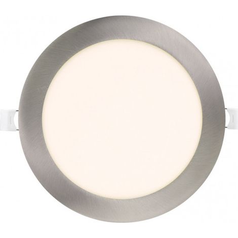 Downlight Obsidiana 24w 4000k Niquel Redondo 2040lm 2,5x30x30 Cm Corte 27,5 Cm