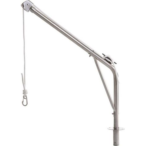 Bossoir pivotant à encastrer pour moteur hors-bord - (1/4)