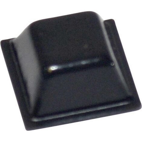 Pied d'appareil TOOLCRAFT PD2126SW autocollant, carré noir (L x l x H) 12.7 x 12.7 x 5.8 mm 1 pc(s) W32725 (1/3)