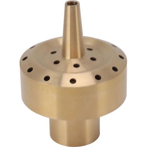 Ugello per fontana in ottone, ugello per fontana, colonna di irrigazione, testina di spruzzo per laghetto da giardino, crea splendidi effetti visivi G1,5 pollici (1/5)