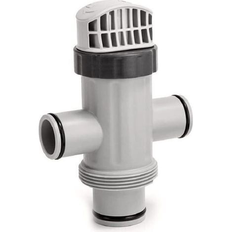 Raccord de valve à piston double fente pour pompe de filtration piscine hors sol – Référence 11872, pièce détachée compatible Intex (1/4)