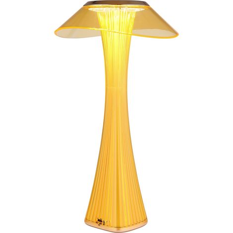 Globo Ambra Lampe de table LED mate, couleur or, variateur tactile, intensité 2700-6500 K