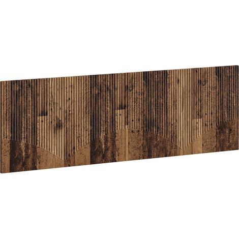 Cabecero montada en la pared HOORN Madera envejecida vidaXL (1/5)