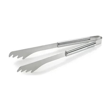 Kurze Edelstahlzange für Plancha.