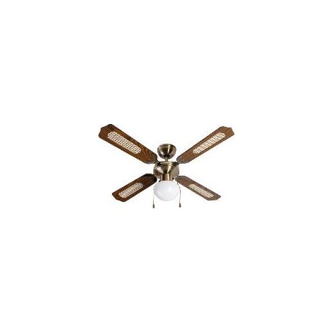 FPLUS ventilador de techo 5102 107 cm 50w , Acerca de este producto
Este ventilador de techo con diseño de época es óptimo para un espacio interior y está equipado con 4 aspas, un