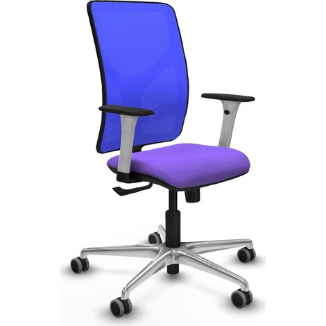 Chaise de bureau piqueras y crespo Motilla bleu maille confortable (1/2)