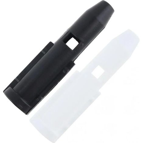 2 Pièces Pommeau De Vitesse Pour Peugeot 307, Levier D’Adaptation De La Manette De Vitesses Blanc Compatible Avec Peugeot 106-807/2008-5008 Partner Etc Compatible Avec Citroen(Noir/Blanc)