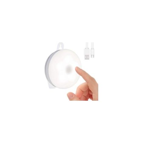 Veilleuse pour enfants, lampe de chevet rechargeable, lampe d'allaitement, lampe LED à intensité variable pour armoire/penderie, lampe tactile à mémoire de luminosité (1/4)