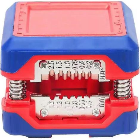 Automatische Abisolier- und Crimpzange für Drähte von 0,2–16 mm² – einstellbar (1/5)